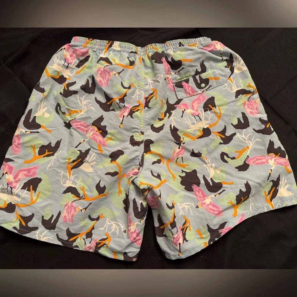 PATAGONIA BAGGIES LONG 7” SHORTS SPOONBILLS BIG BLUE SKY